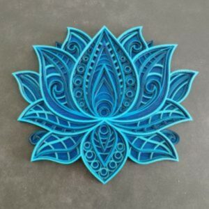 Fleur de lotus multicouches