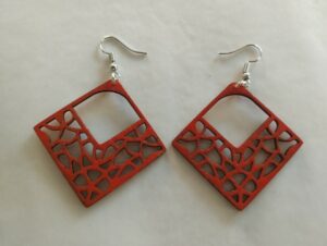Boucles d'oreilles orange