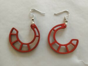 Boucles d'oreilles oranges
