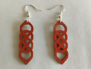 Boucles d'oreilles orange