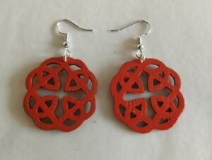 Boucles d'oreilles orange