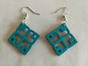 Boucles d'oreilles turquoises
