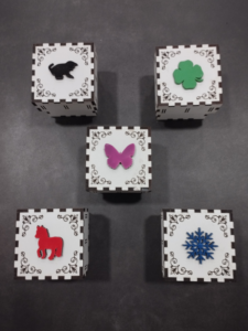 Mini boites décorées